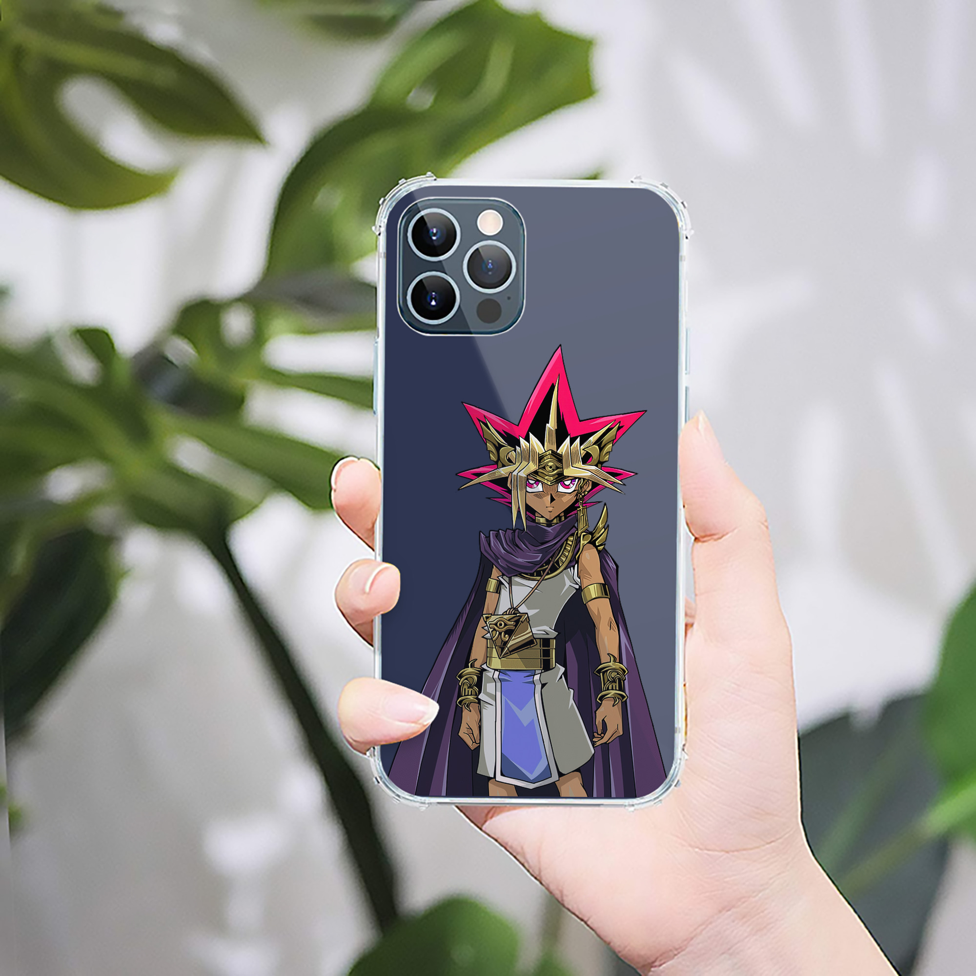 （画像用） 遊☆戯☆王 Yu-Gi-Oh! 【iPhone 12シリーズ対応】透明スマホケース（クリアソフトケース）